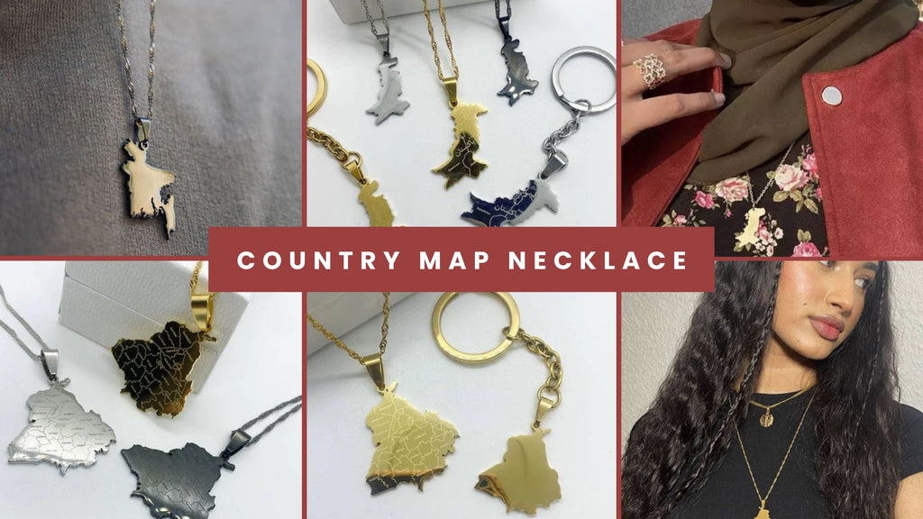 Top 5 Best-Selling Country Map Necklaces of the Year