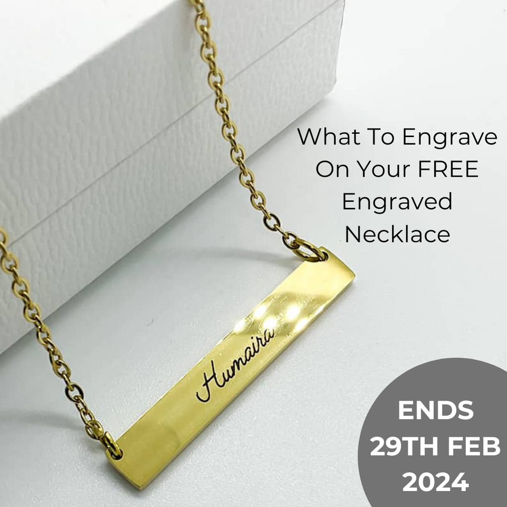 What To Get Engraved On Your Free Necklace?