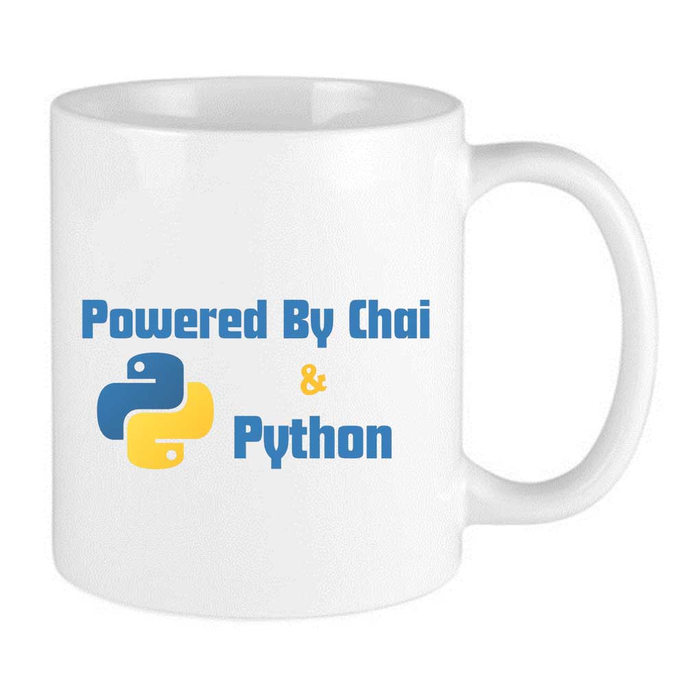 Powered By Chai & Python Computing Graduation Mug – ArtByZakia