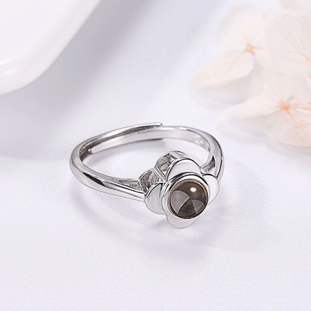 Hidden Photo Rings Custom Hidden Photo Resizable Ring | ArtByZakia