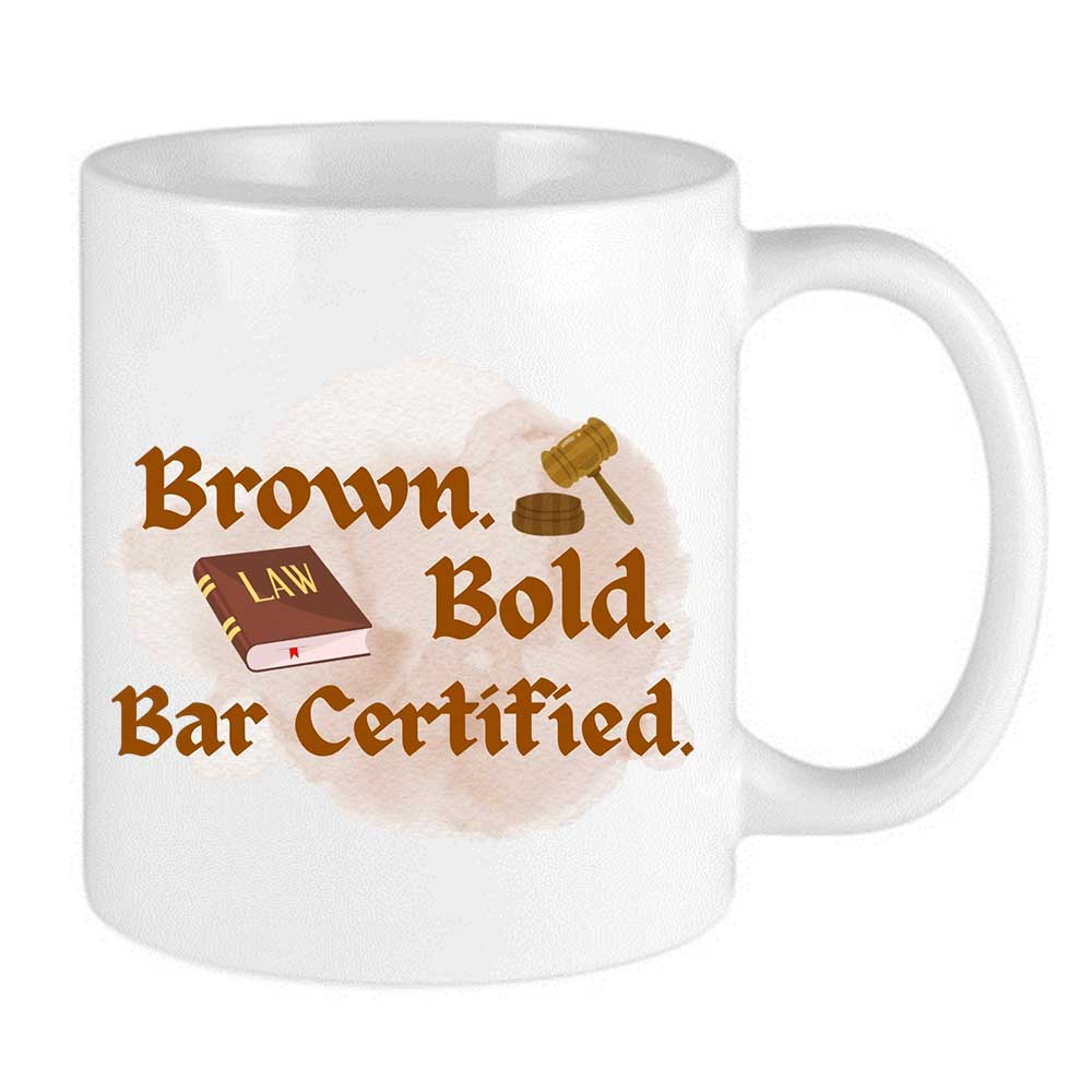graduation gift mug for law graduate and bar certified
